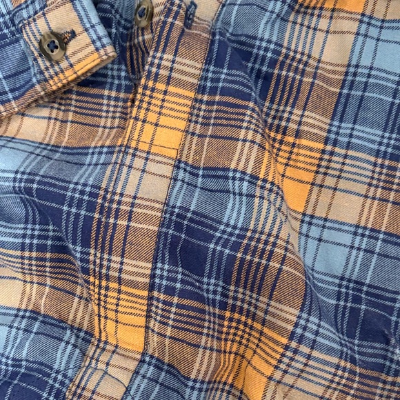 Cat & Jack Brown Corduroy and Blue Plaid One Pieces. Read for sizes. - Picture 5 of 6